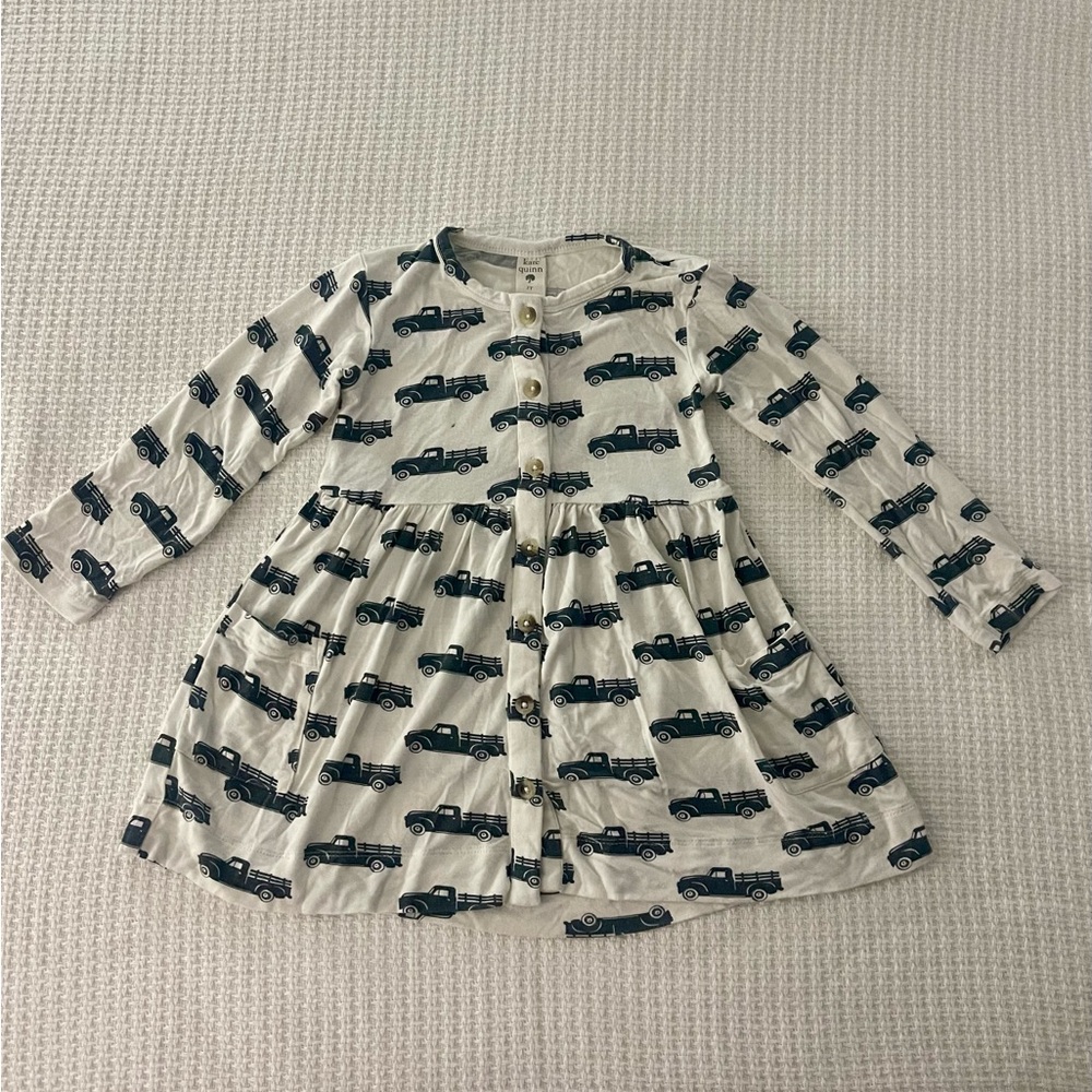 Kate Quinn Blue Farm Truck Dress